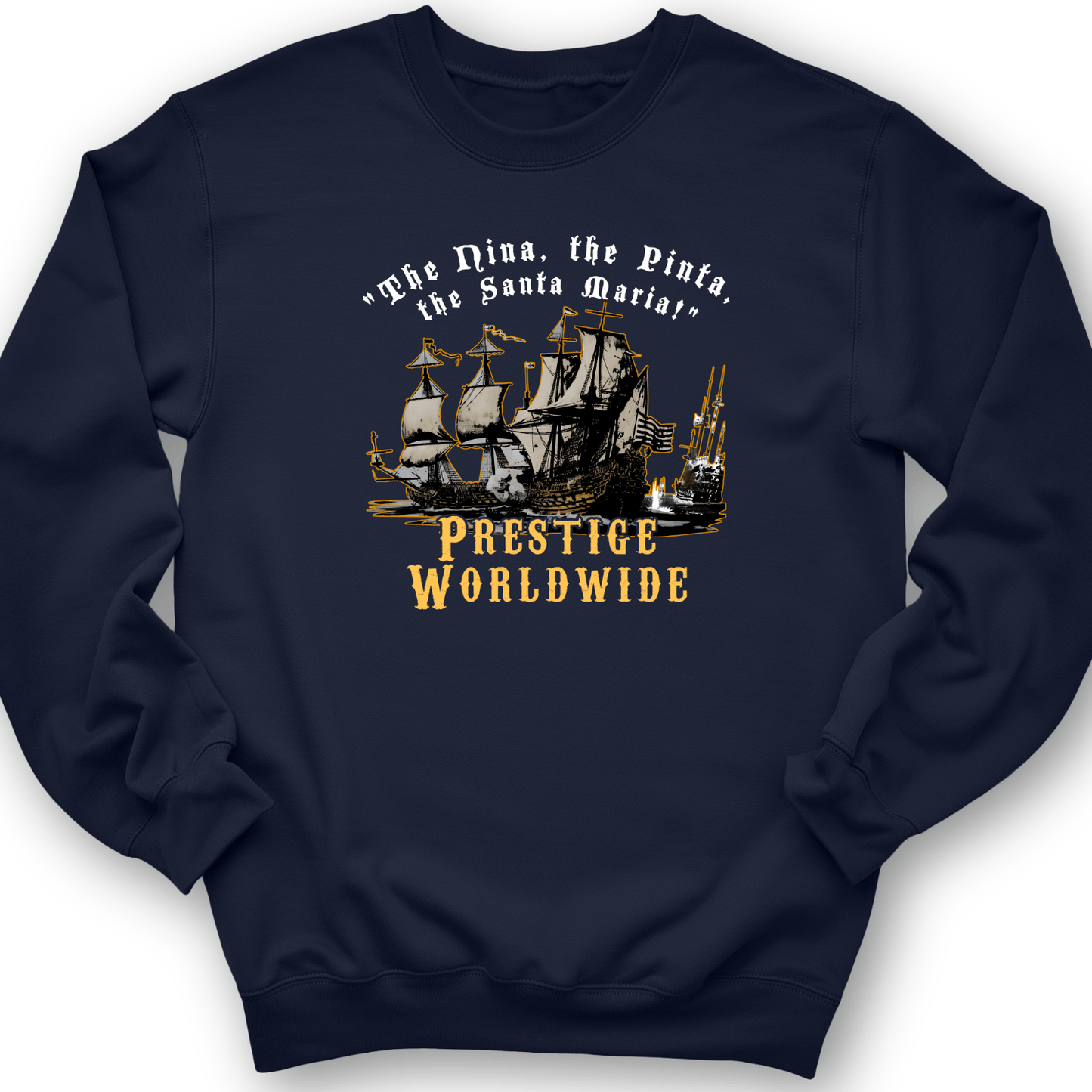 Prestige Worldwide Crewneck Navy / S
