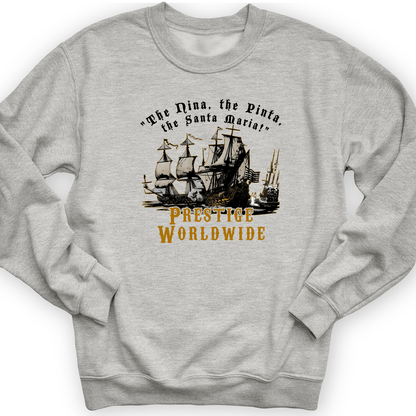 Prestige Worldwide Crewneck Sport Grey / S