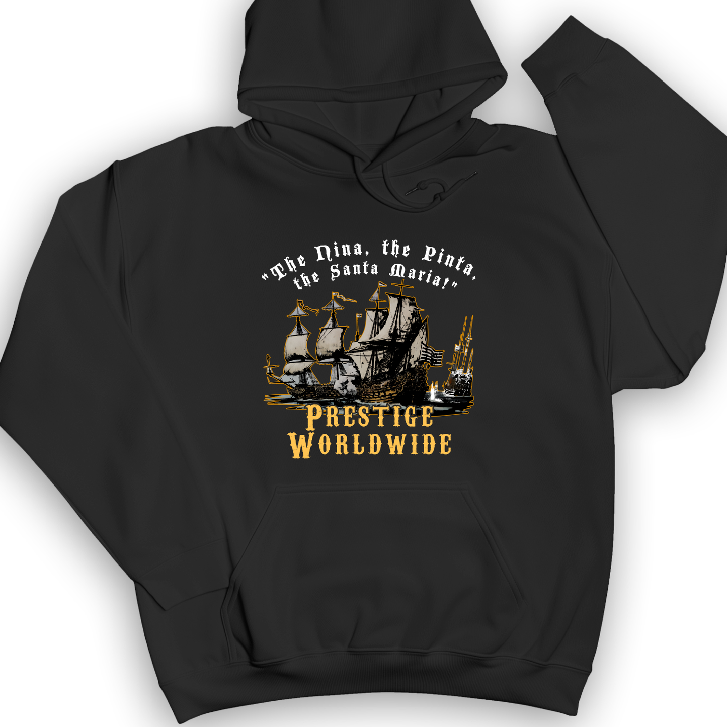 Prestige Worldwide Hoodie Black / S
