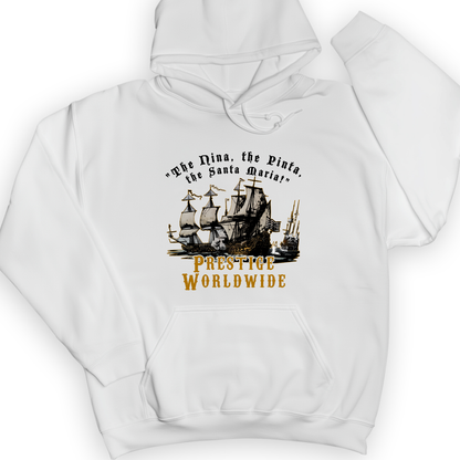 Prestige Worldwide Hoodie White / S