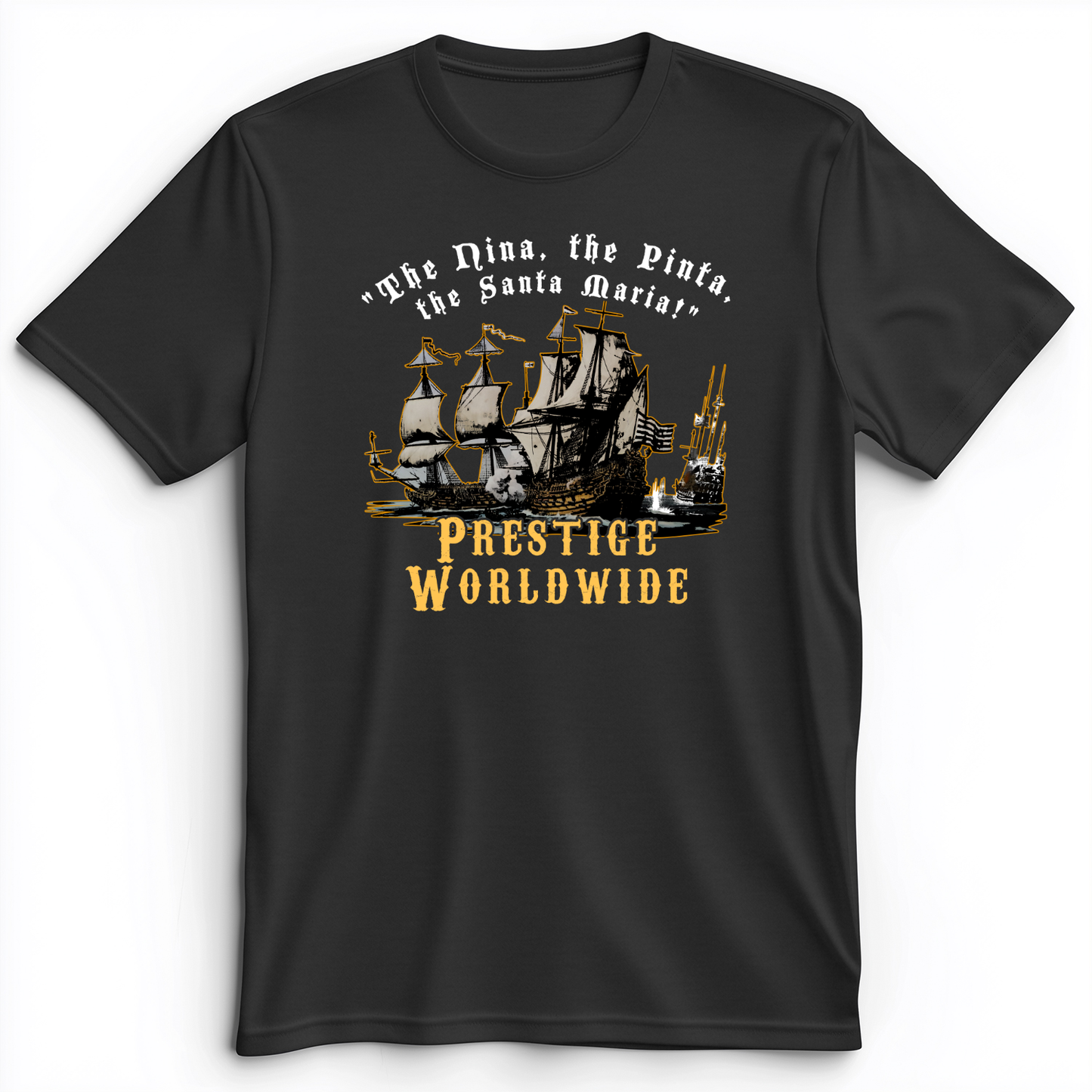 Prestige Worldwide Premium Tee Dark Grey Heather / S