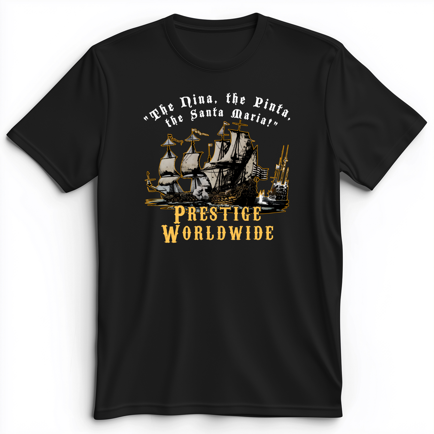 Prestige Worldwide Premium Tee Black / S