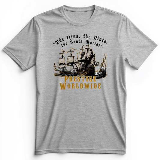 Prestige Worldwide Premium Tee Athletic Heather / S