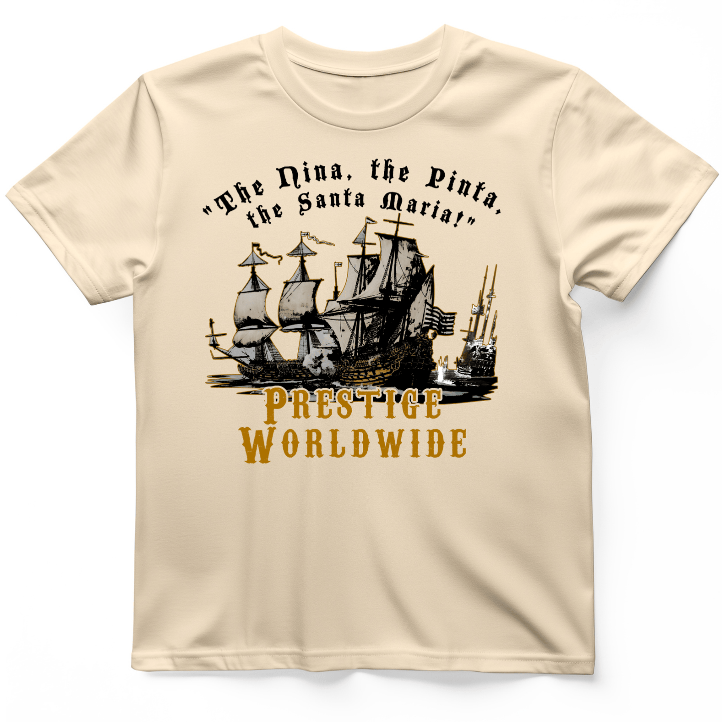 Prestige Worldwide T-Shirt Natural / S