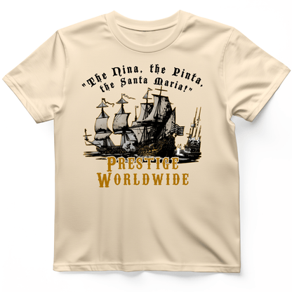 Prestige Worldwide T-Shirt Natural / S