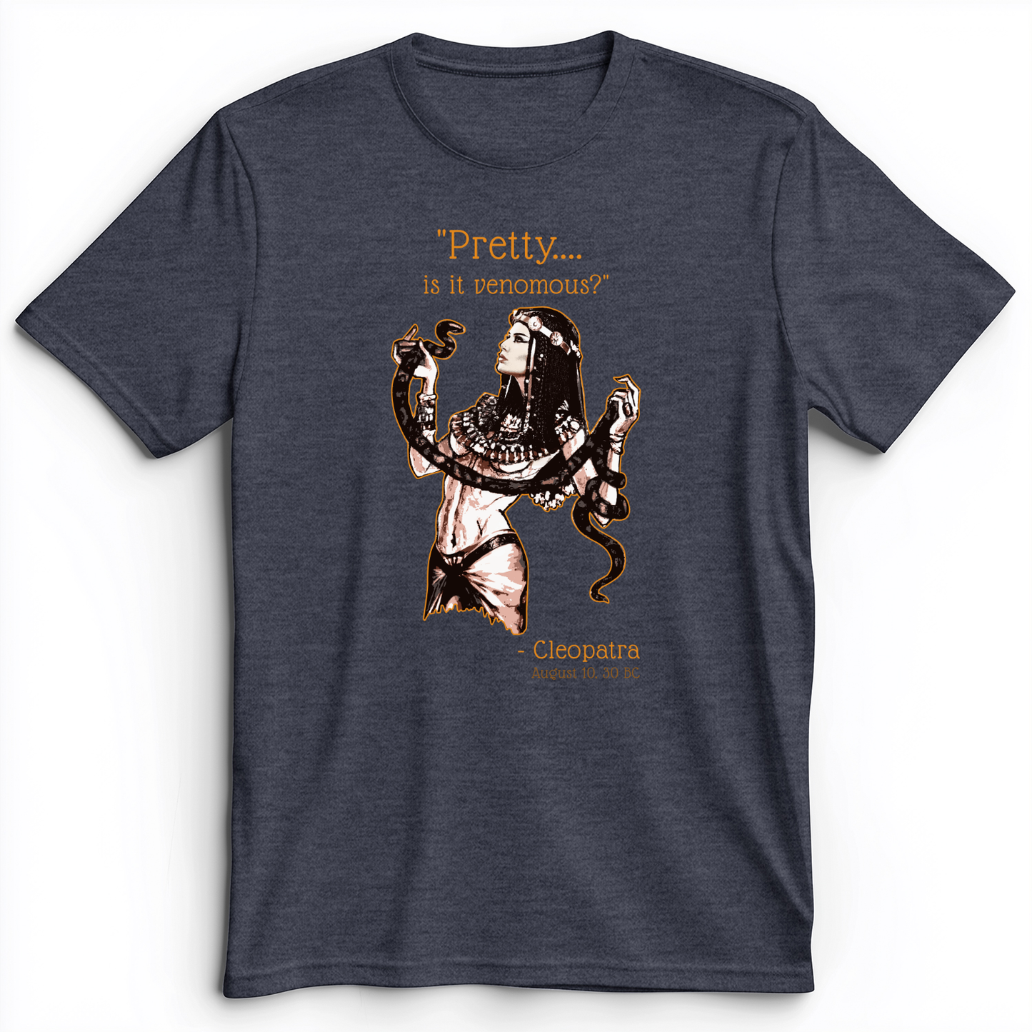 Pretty Is It Venomous Premium Tee Heather Navy / S