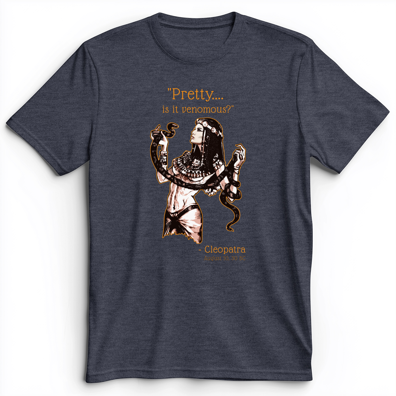 Pretty Is It Venomous Premium Tee Heather Navy / S