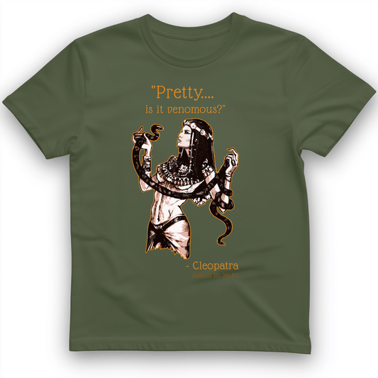 Pretty Is It Venomous T-Shirt Military Green / S