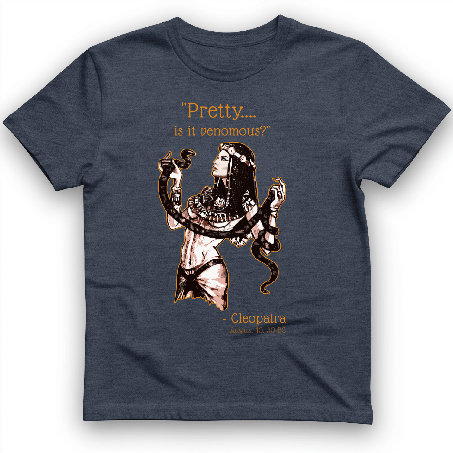 Pretty Is It Venomous T-Shirt Heather Navy / S