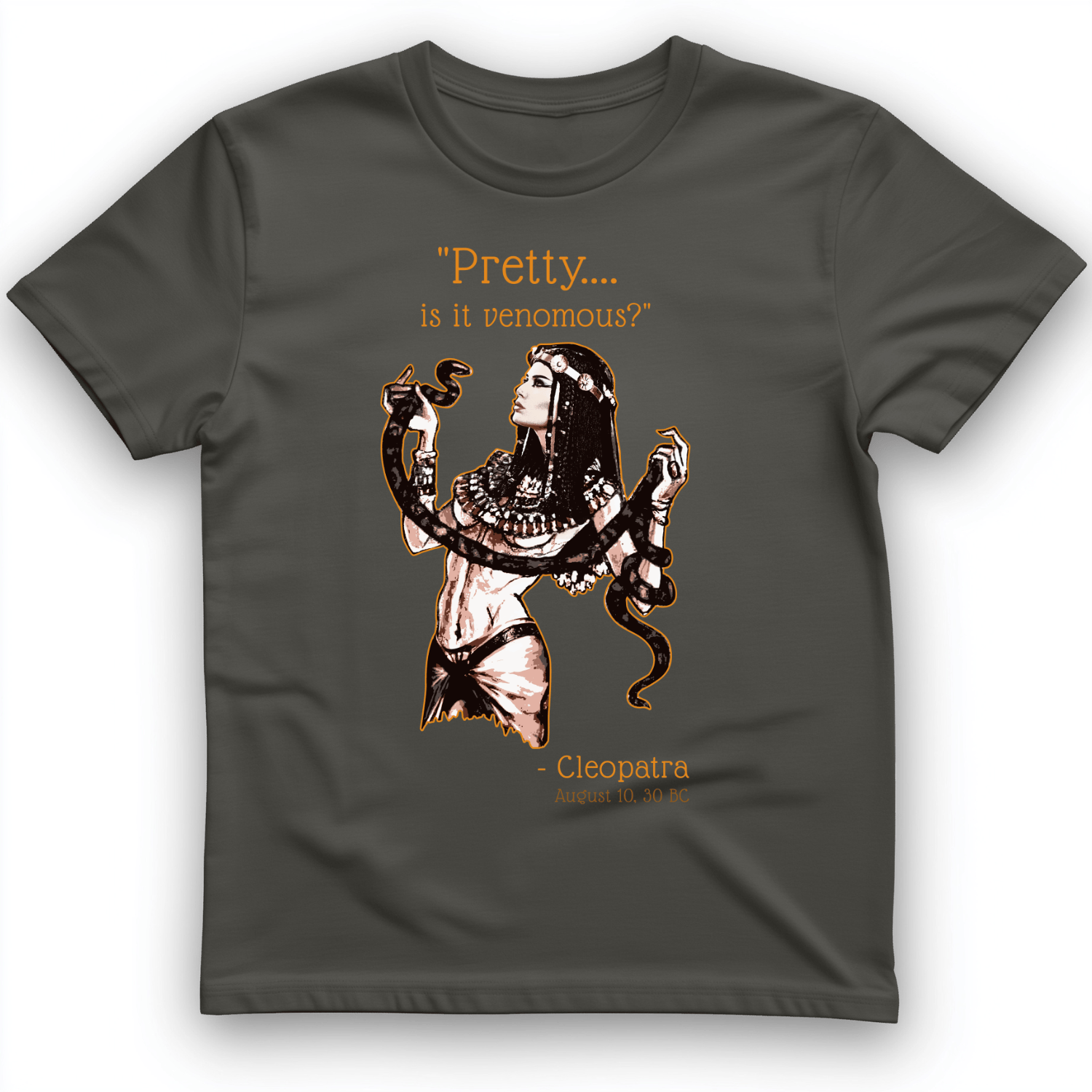 Pretty Is It Venomous T-Shirt Charcoal / S