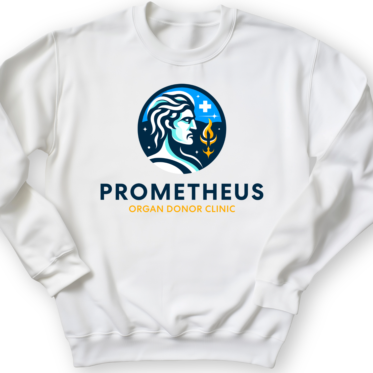 Prometheus Organ Donor Clinic Crewneck White / S
