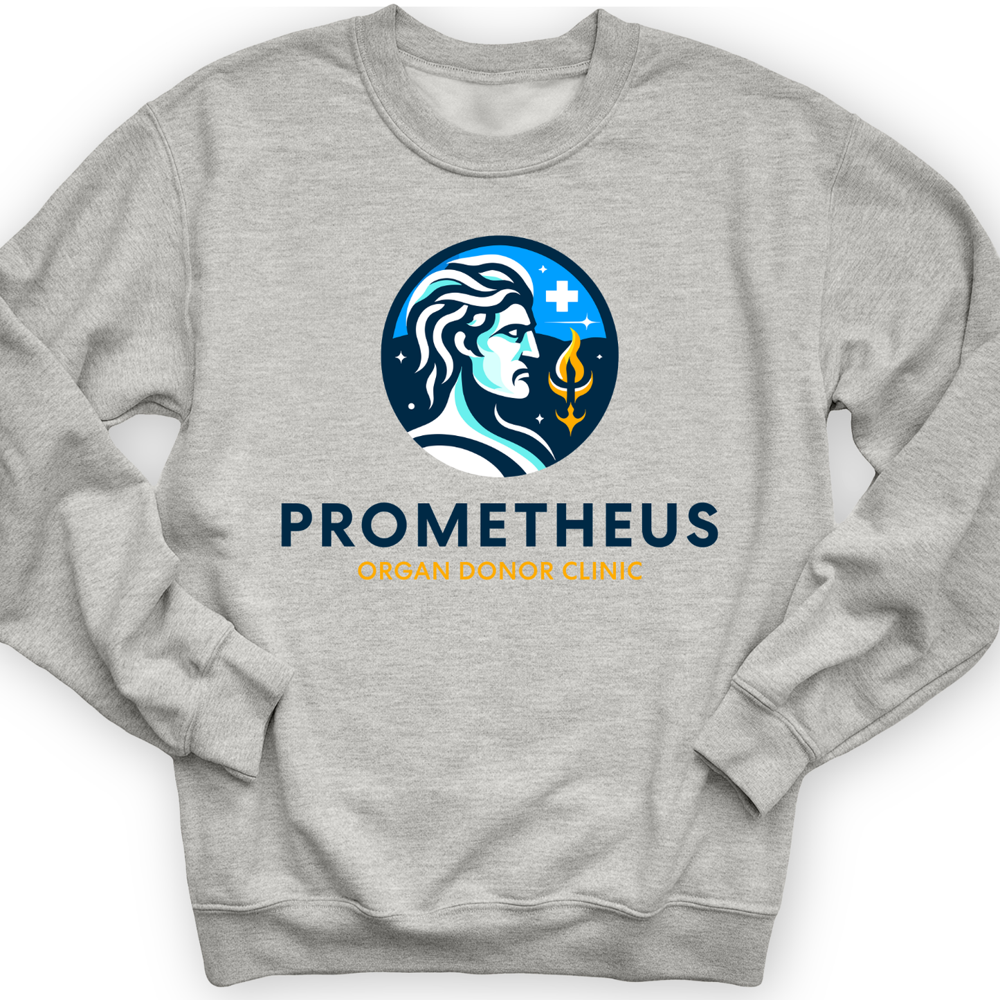 Prometheus Organ Donor Clinic Crewneck Sport Grey / S