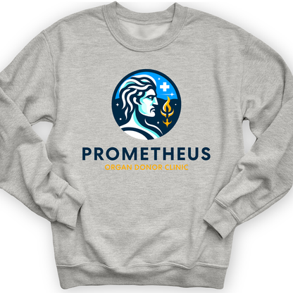 Prometheus Organ Donor Clinic Crewneck Sport Grey / S