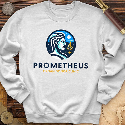 Prometheus Organ Donor Clinic Crewneck White / S