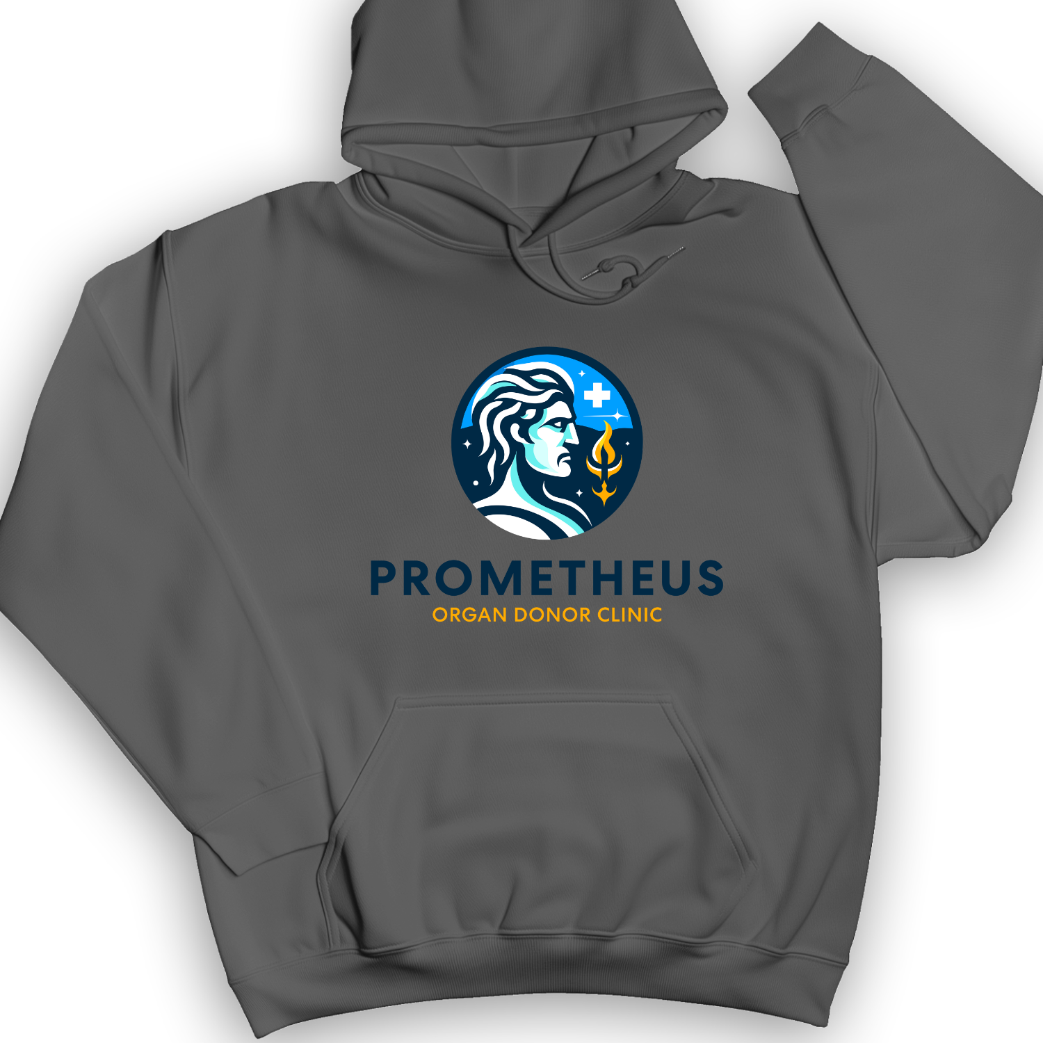 Prometheus Organ Donor Clinic Hoodie Charcoal / S