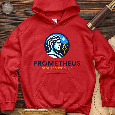 Prometheus Organ Donor Clinic Hoodie Red / S