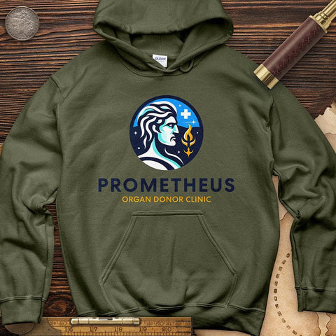 Prometheus Organ Donor Clinic Hoodie Military Green / S