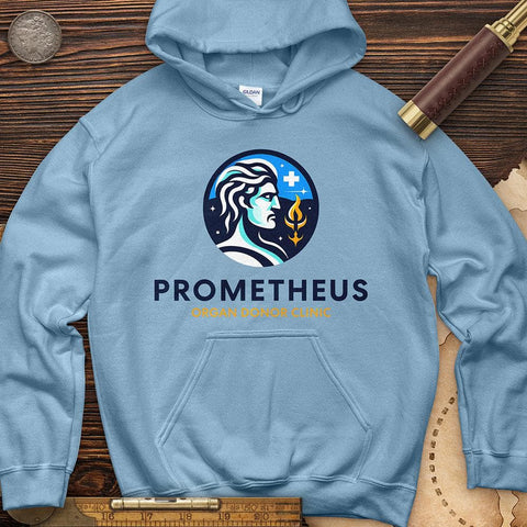 Prometheus Organ Donor Clinic Hoodie Light Blue / S