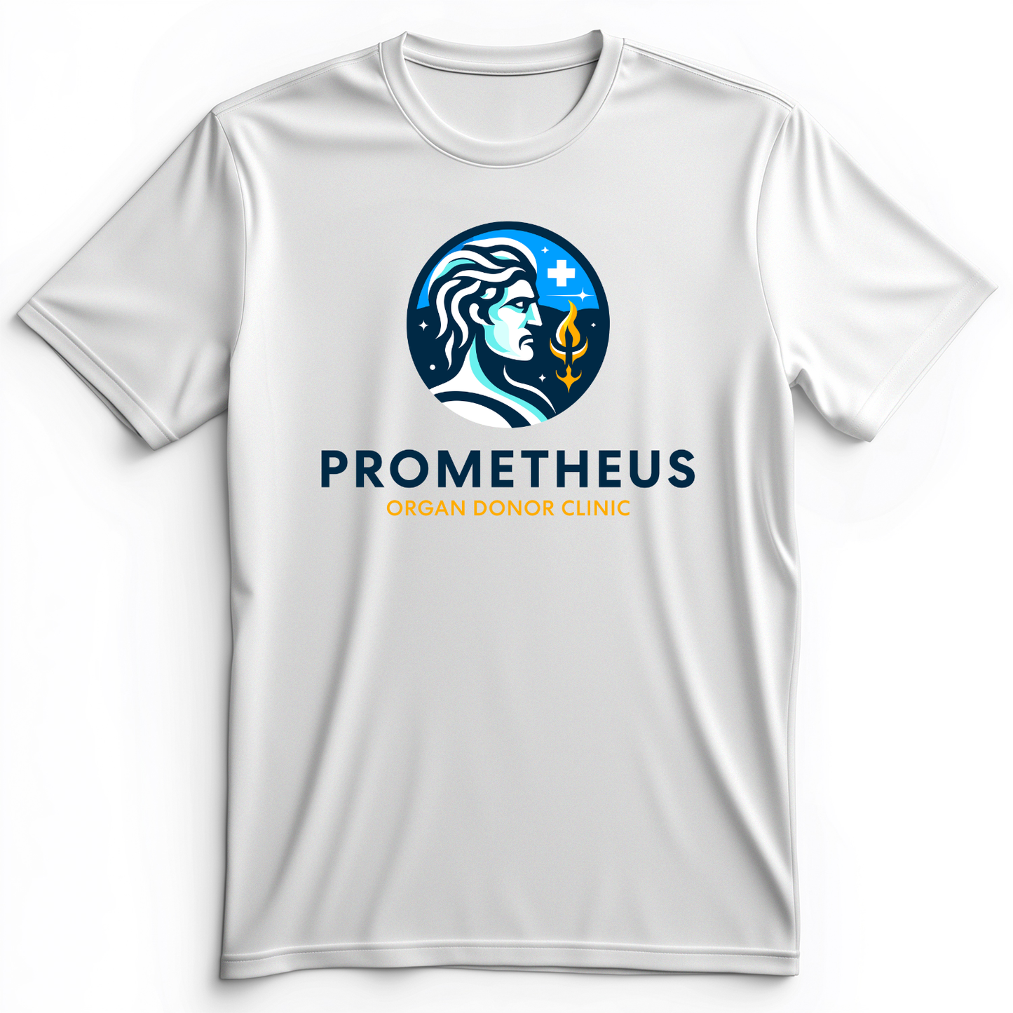Prometheus Organ Donor Clinic Premium Tee White / S