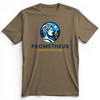 Prometheus Organ Donor Clinic Premium Tee Heather Olive / S