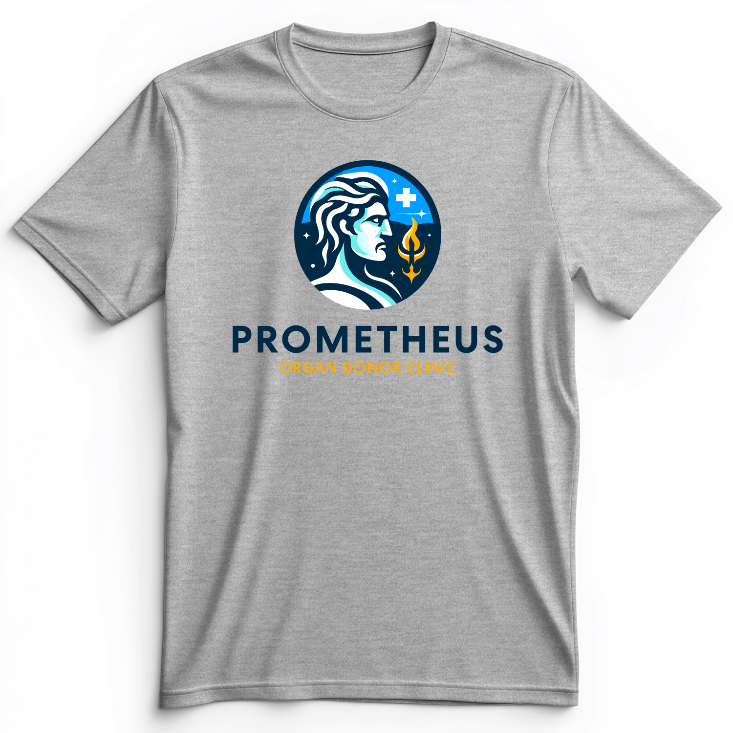 Prometheus Organ Donor Clinic Premium Tee Athletic Heather / S