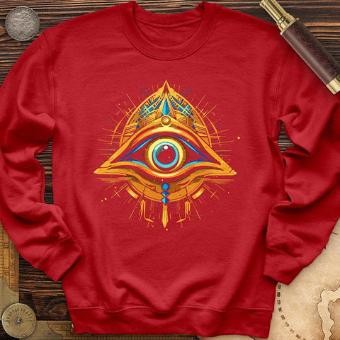 Protected By Horus Crewneck Red / S