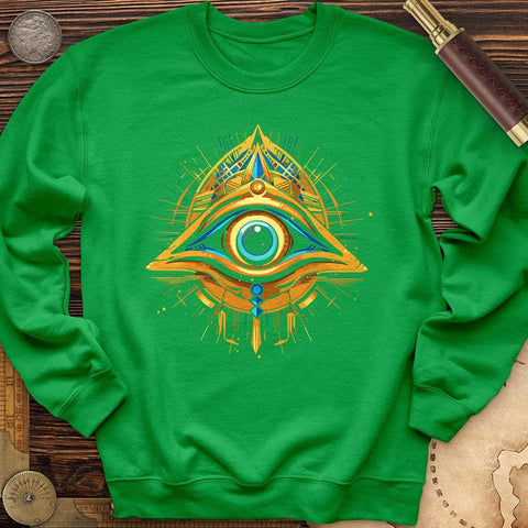 Protected By Horus Crewneck Irish Green / S