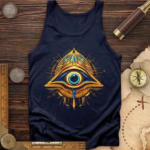 Protected By Horus Tank Navy / XS