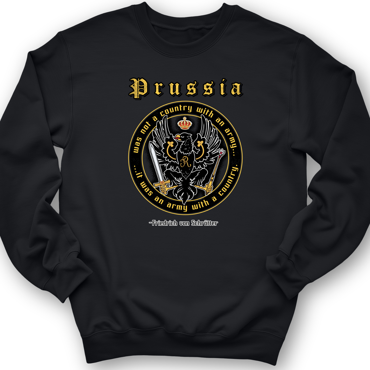 Prussia Crewneck Black / S