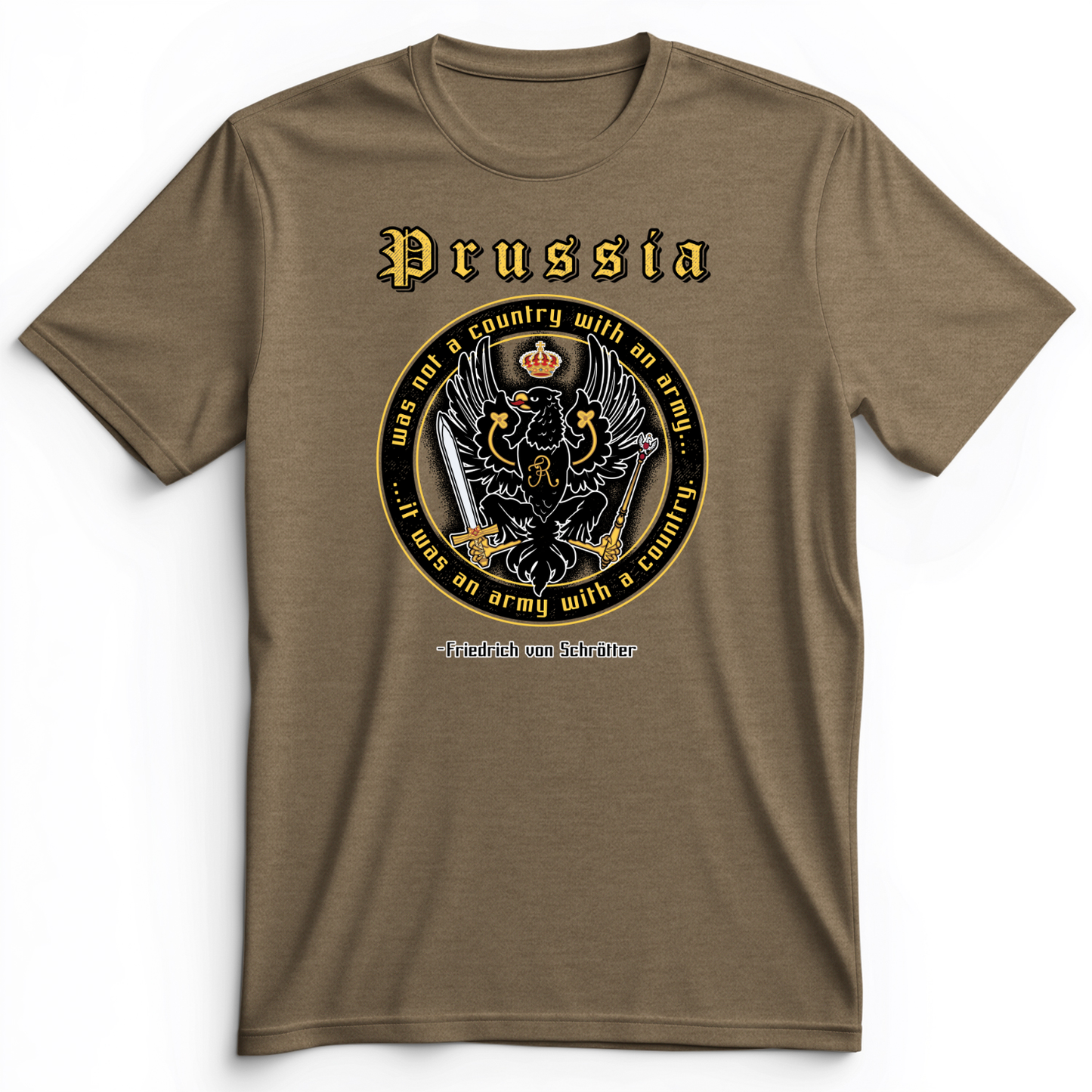 Prussia Premium Tee Heather Olive / S