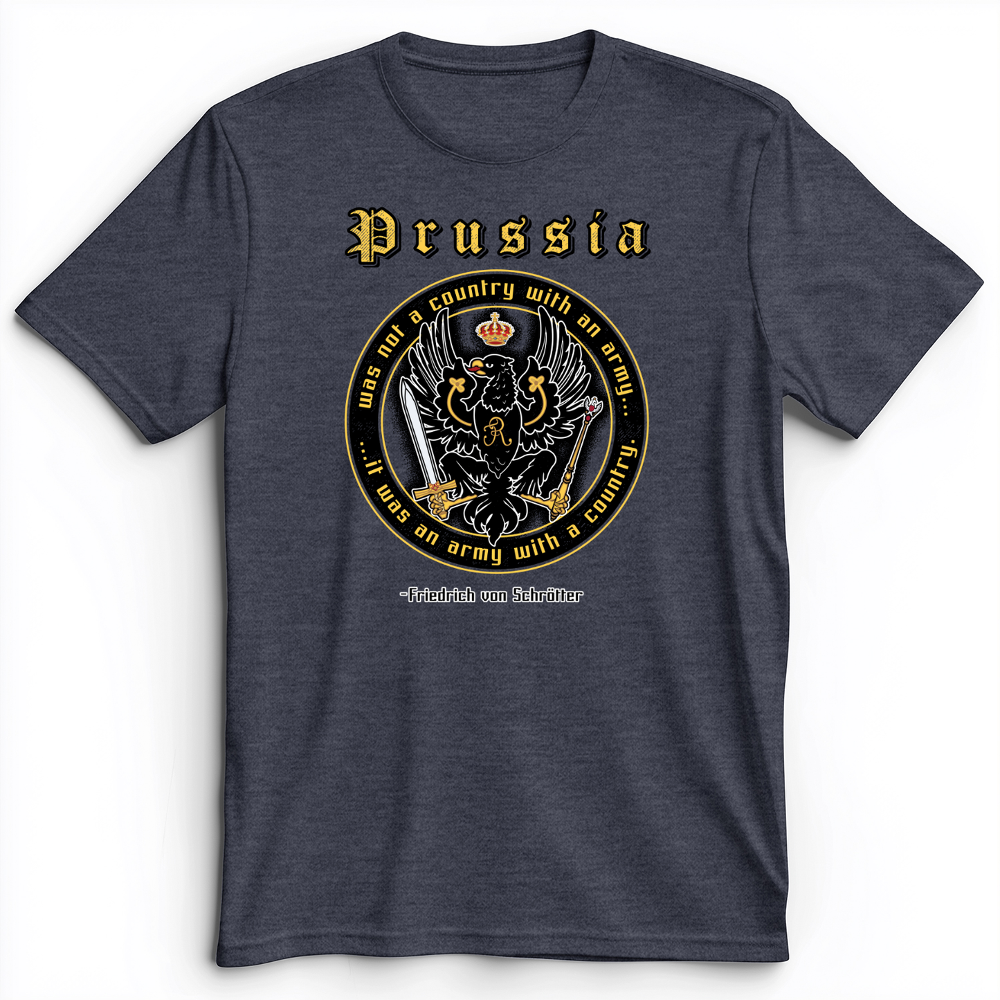Prussia Premium Tee Heather Navy / S