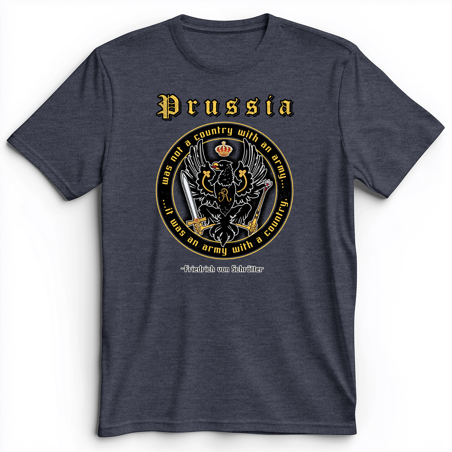 Prussia Premium Tee Heather Navy / S
