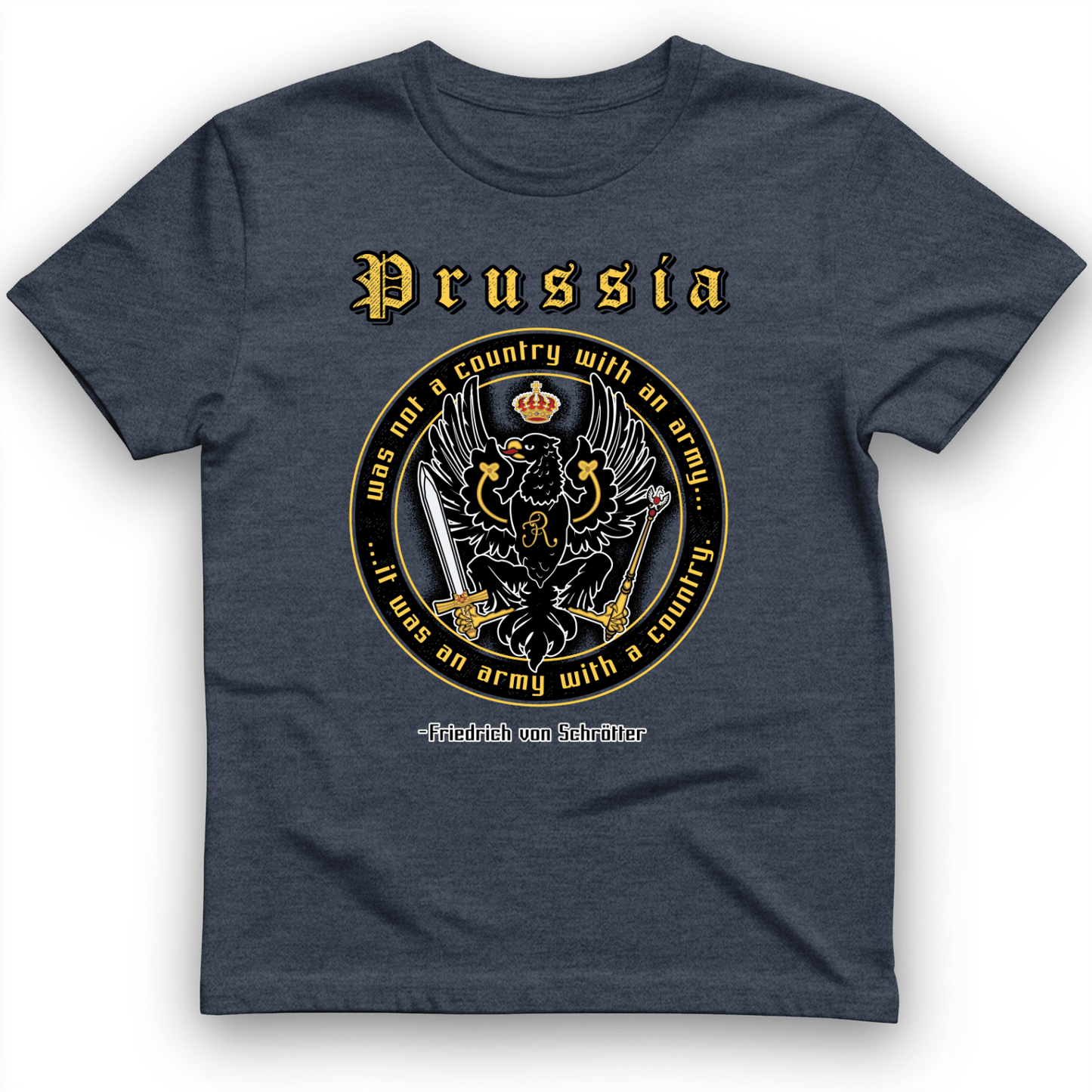 Prussia T-Shirt Heather Navy / S
