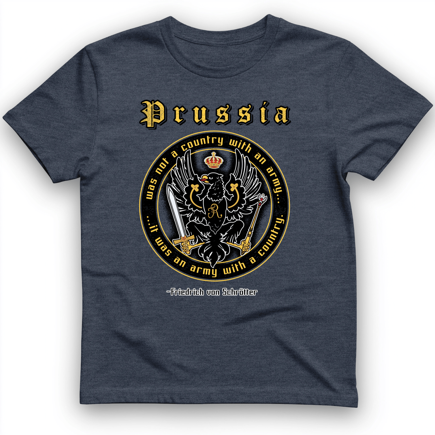 Prussia T-Shirt Heather Navy / S