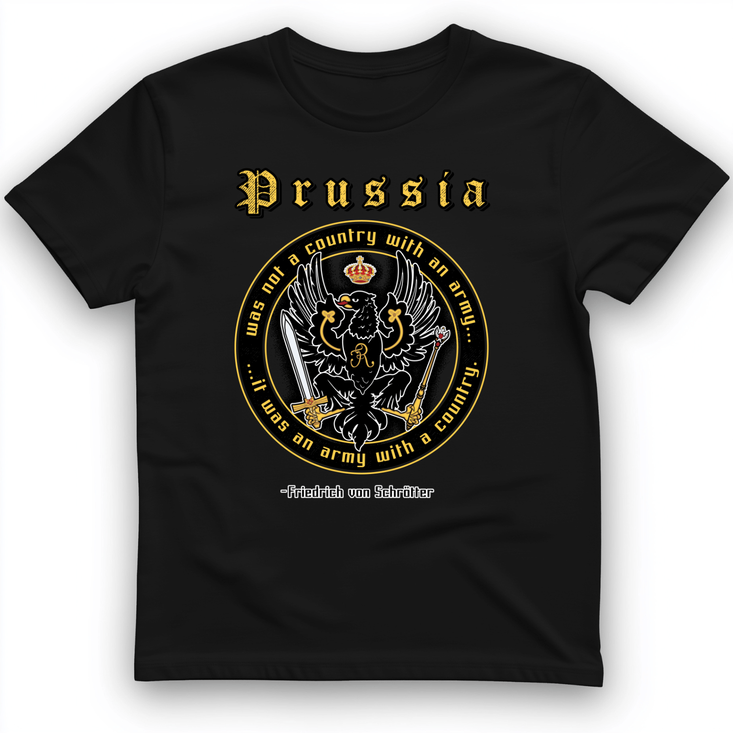 Prussia T-Shirt Black / S
