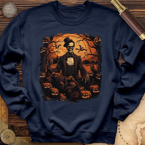 Pumpkin Skeleton Crewneck