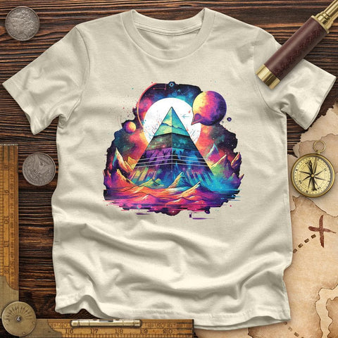 Pyramid in Space High Quality Tee Natural / S