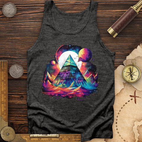 Pyramid in Space Tank Charcoal Black TriBlend / XS