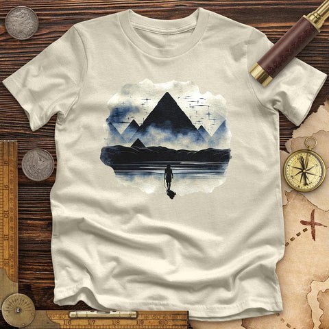 Pyramid Mountains Premium Quality Tee