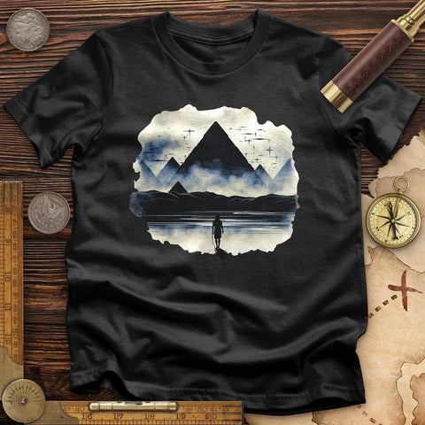 Pyramid Mountains T-Shirt Black / S