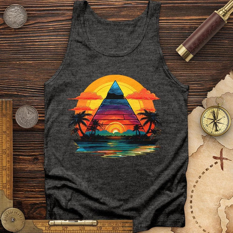 Pyramid Palm Tree Tank Charcoal Black TriBlend / XS