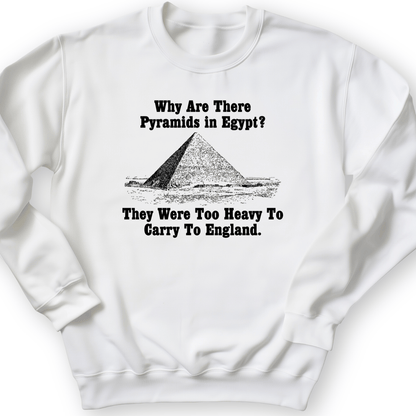 Pyramids In Egypt Crewneck White / S