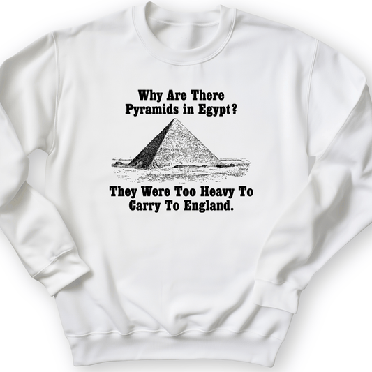 Pyramids In Egypt Crewneck White / S