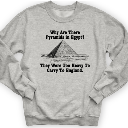 Pyramids In Egypt Crewneck Sport Grey / S