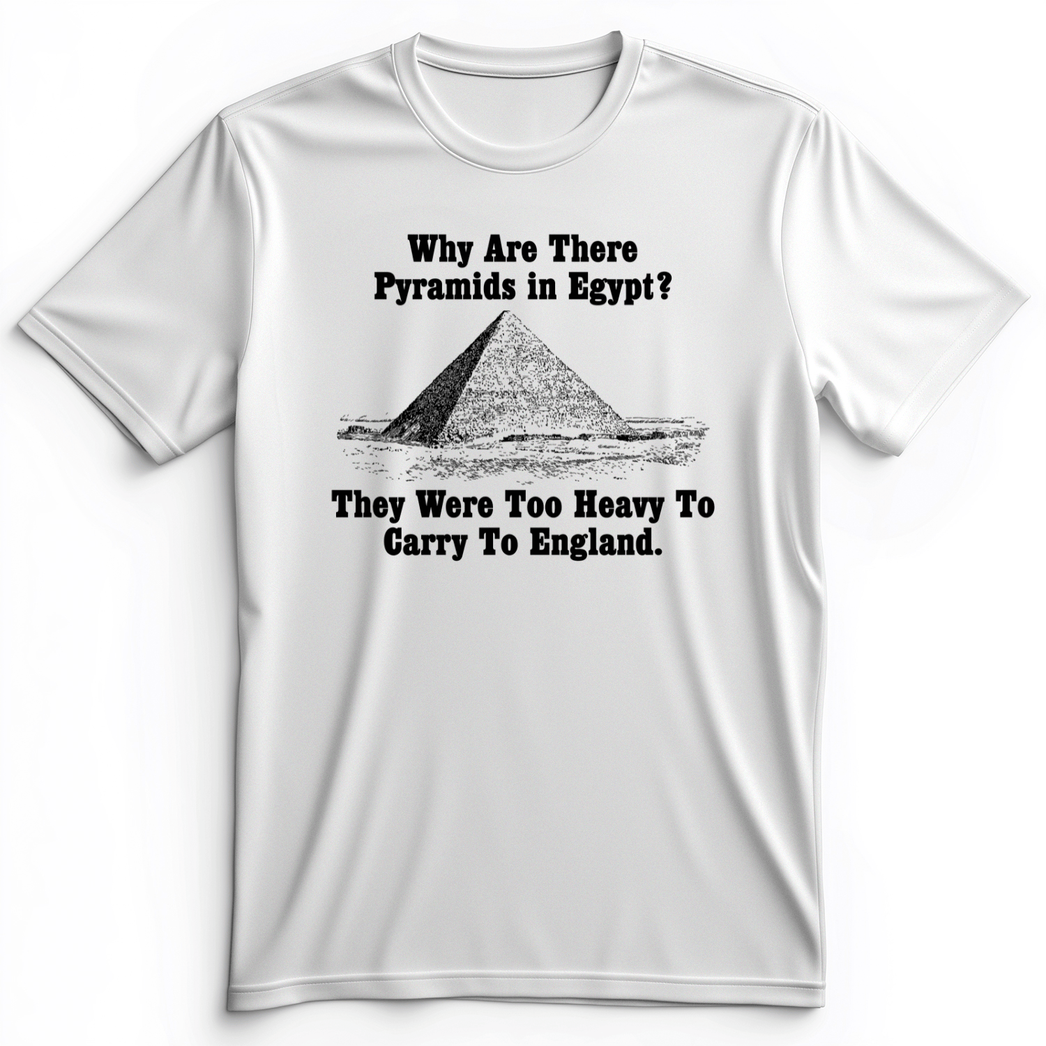 Pyramids In Egypt Premium Tee White / S