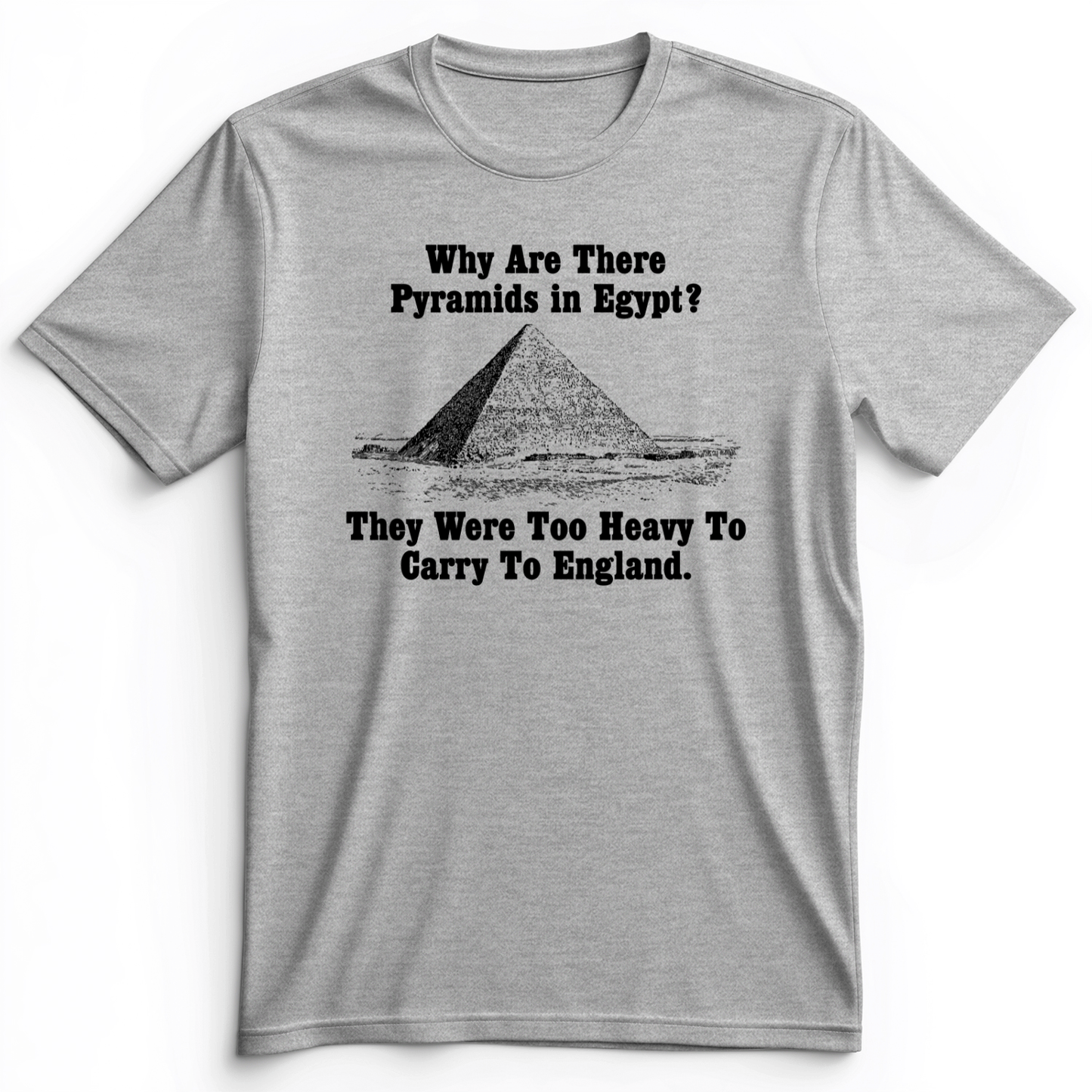 Pyramids In Egypt Premium Tee Athletic Heather / S