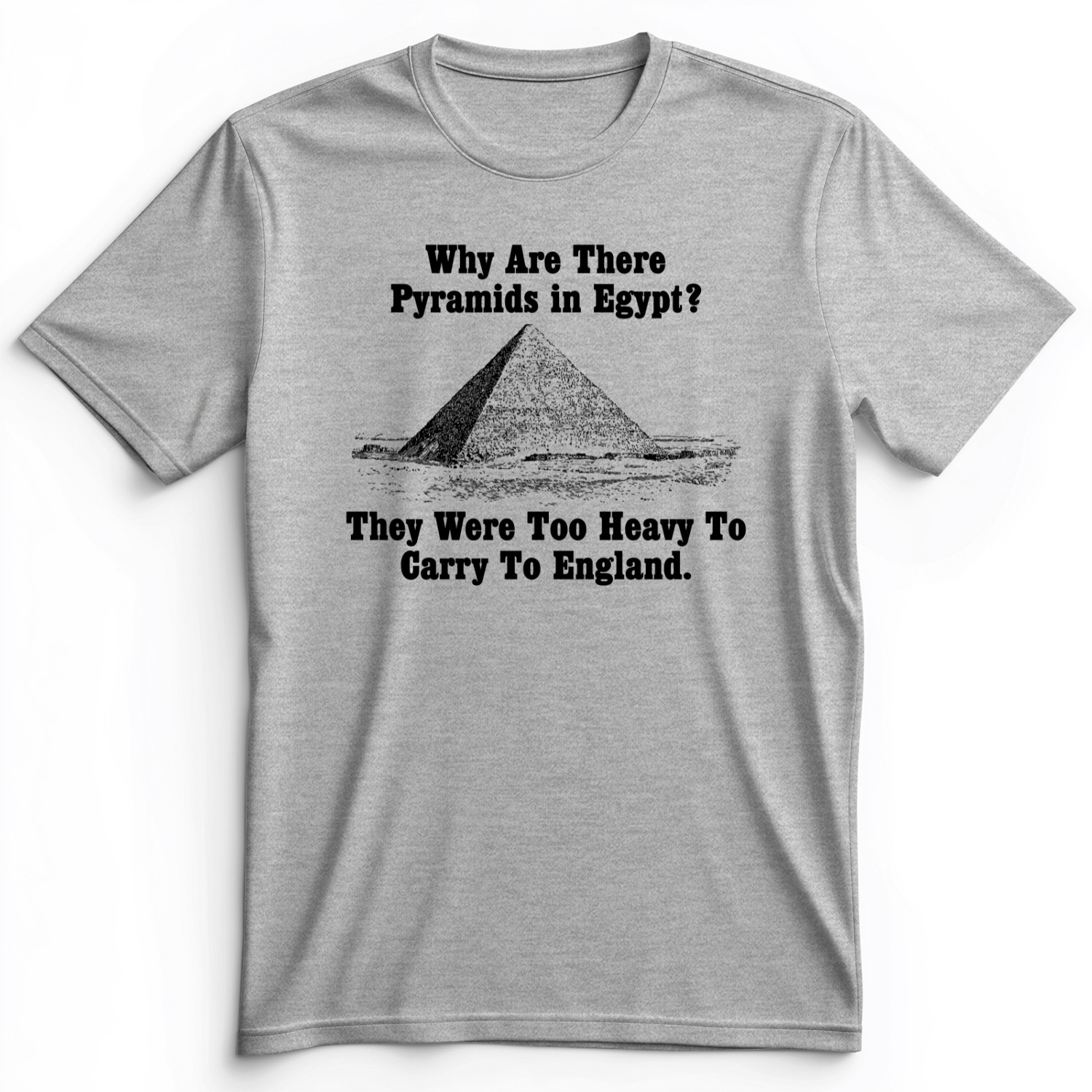 Pyramids In Egypt Premium Tee Athletic Heather / S