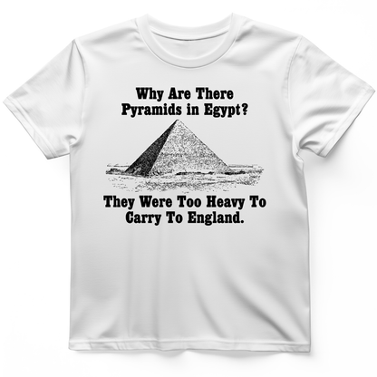 Pyramids in Egypt T-Shirt White / S