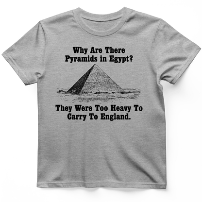 Pyramids in Egypt T-Shirt Sport Grey / S