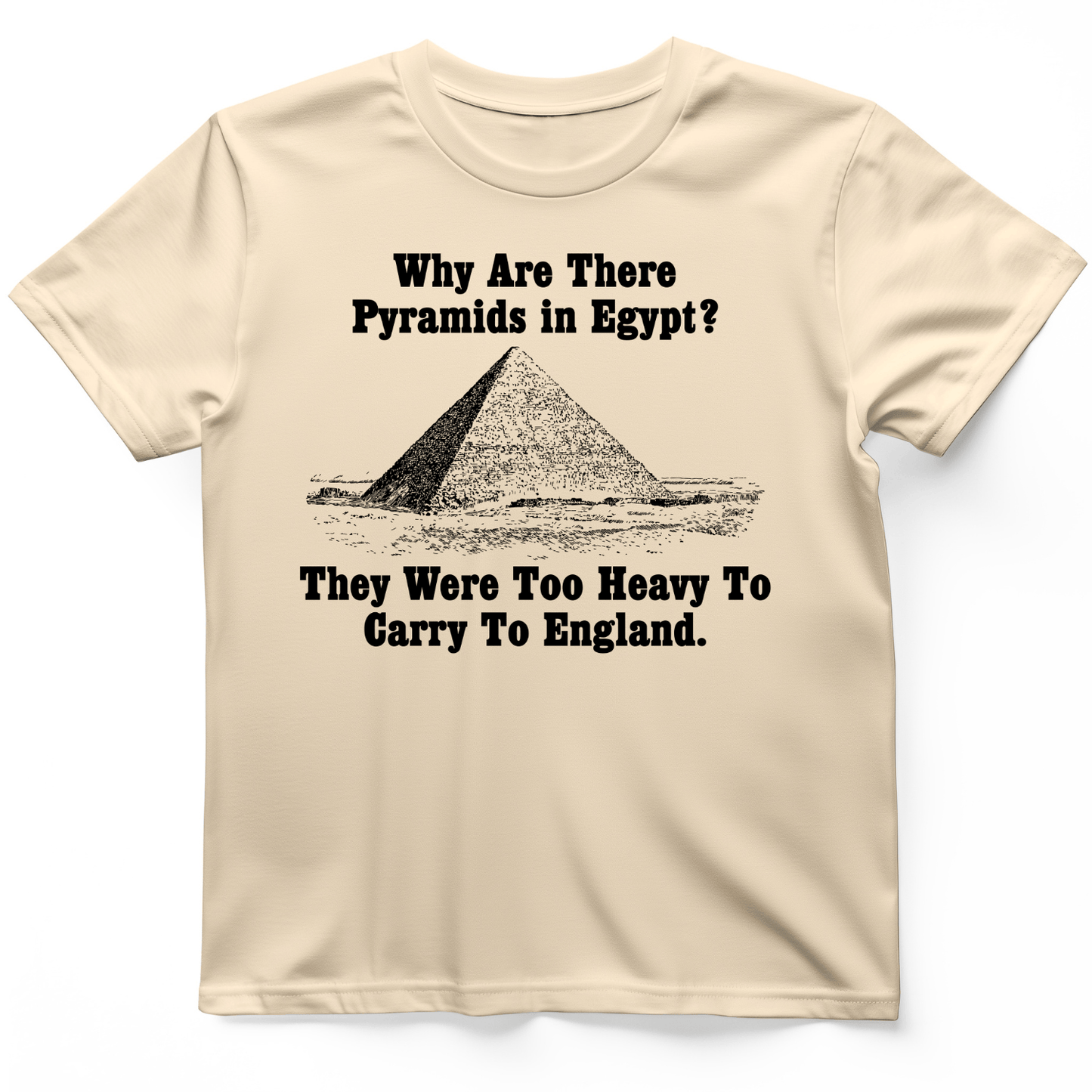 Pyramids in Egypt T-Shirt Natural / S